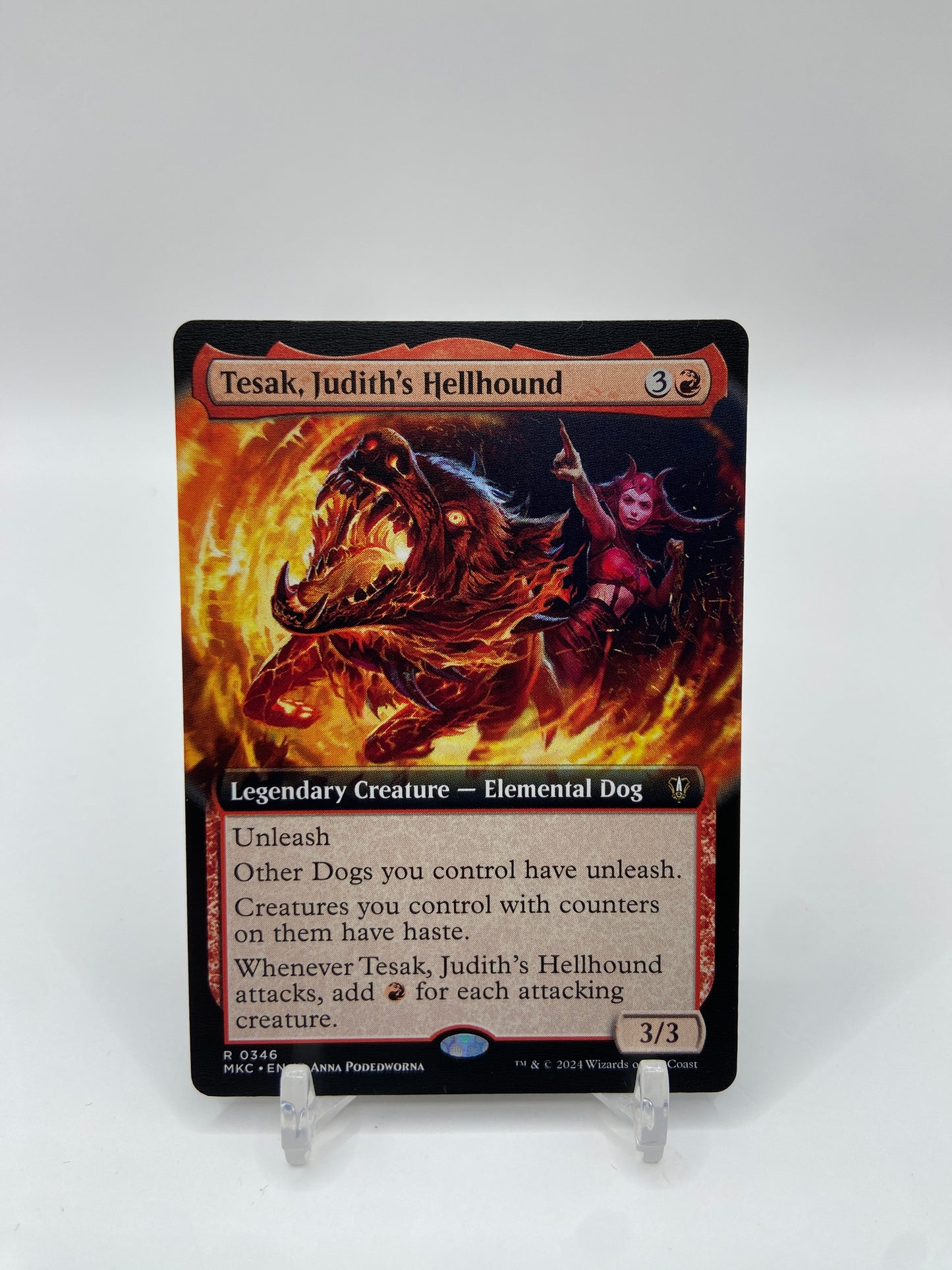 Tesak, Judith's Hellhound (Extended Art) Commander: Murders at Karlov Manor R 346
