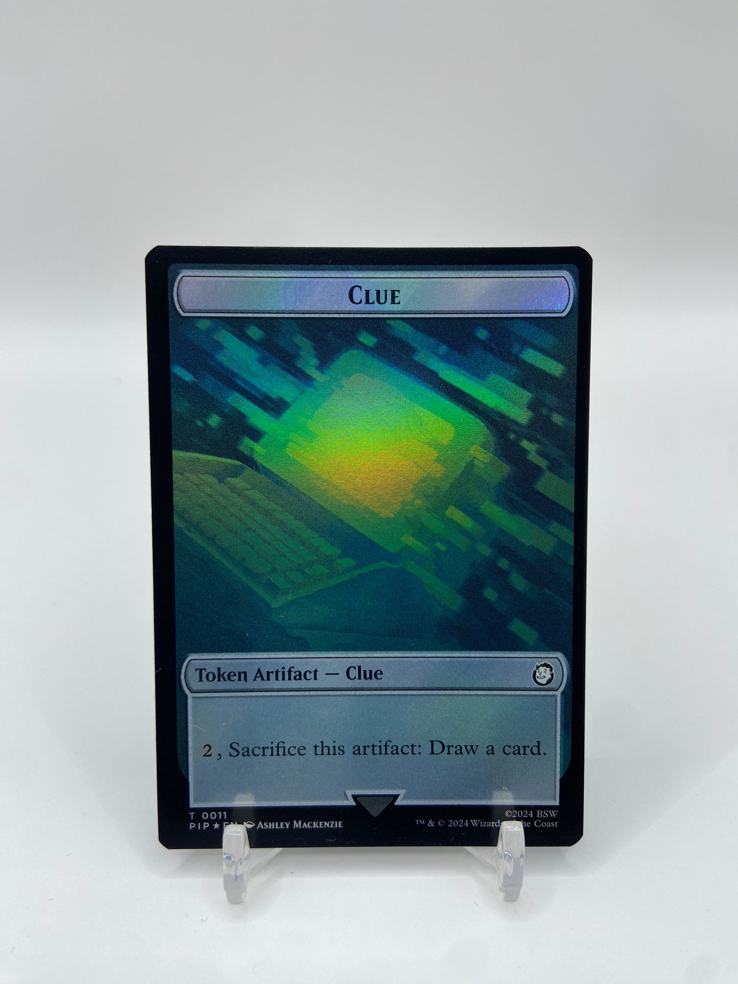 Treasure Foil (0018) // Clue Double-Sided Token Universes Beyond: Fallout T 18 // 11