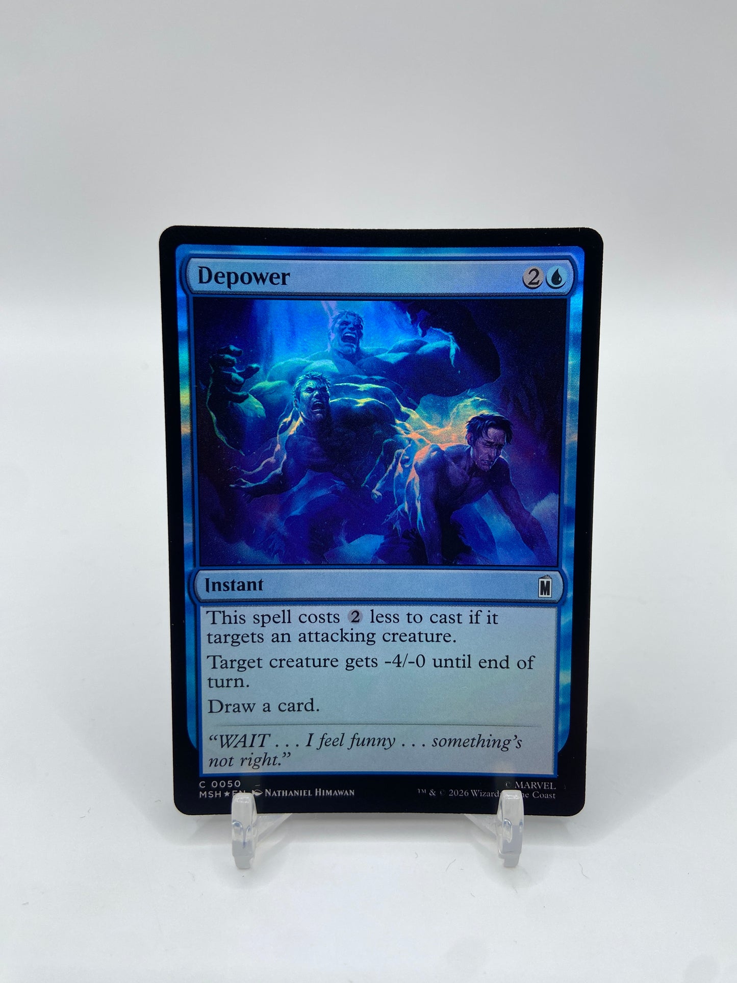Depower Foil Marvel Super Heroes C 50