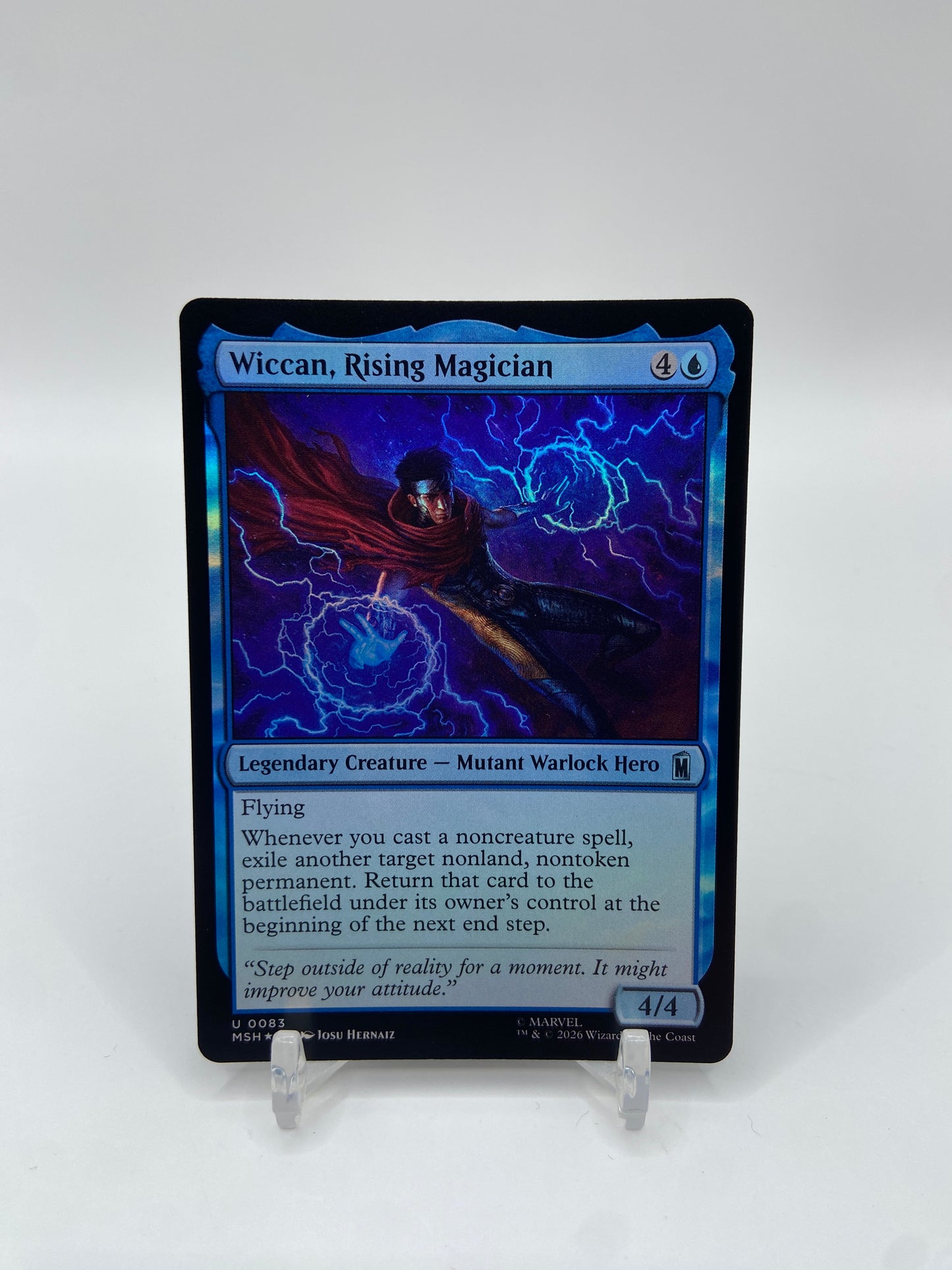 Wiccan, Rising Magician Foil Marvel Super Heroes U 83