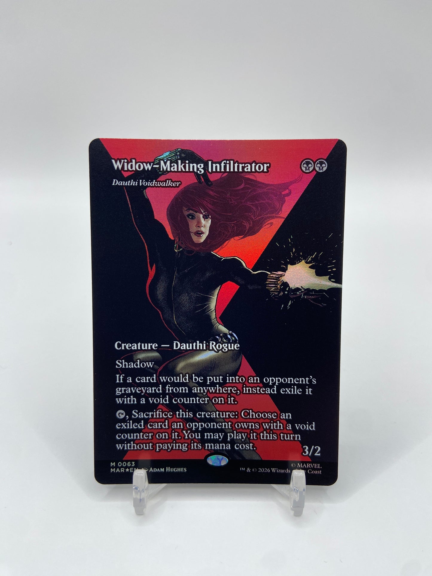 Widow-Making Infiltrator - Dauthi Voidwalker Foil (Borderless) Marvel Eternal-Legal M 63