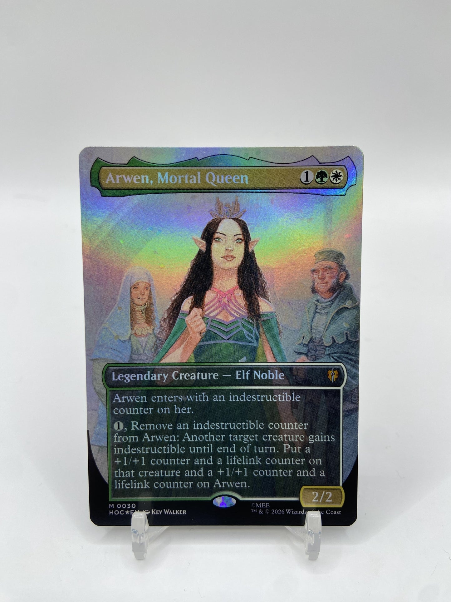 Arwen, Mortal Queen Foil (Borderless) The Hobbit: Eternal-Legal M 30