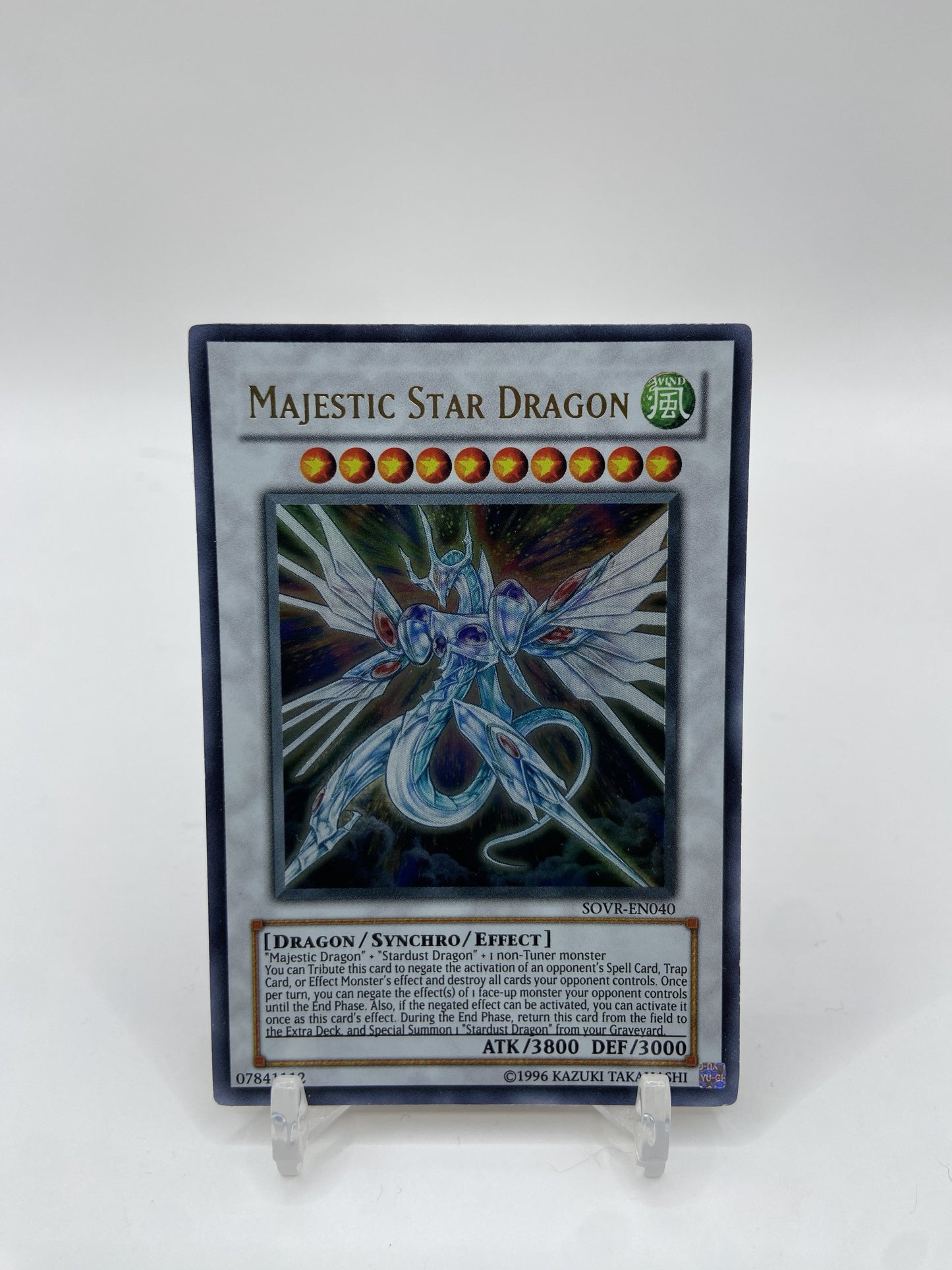 Majestic Star Dragon Ultra Rare Stardust Overdrive SOVR-EN040