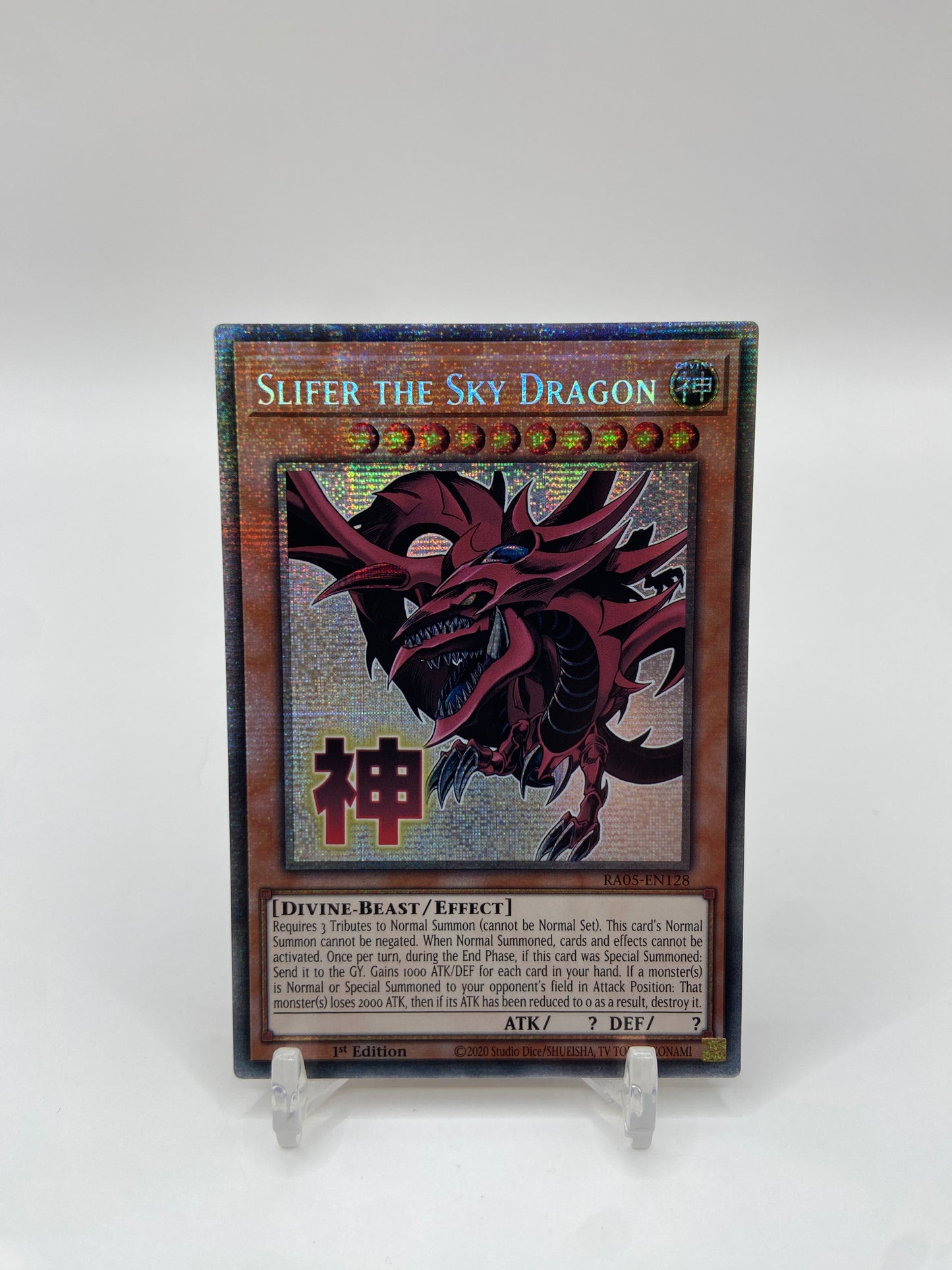 Slifer the Sky Dragon (Starlight Rare) Rarity Collection 5 RA05-EN128