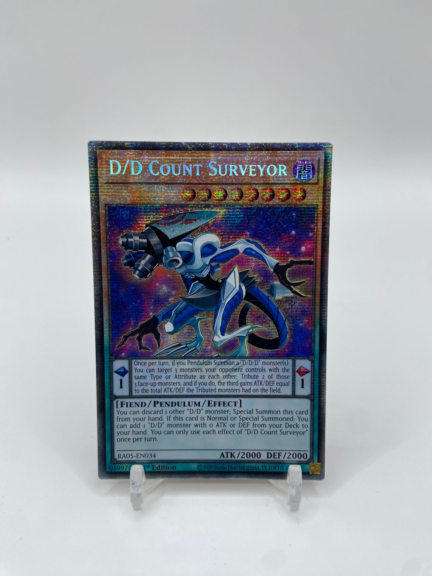 D/D Count Surveyor (Starlight Rare) Rarity Collection 5 RA05-EN034