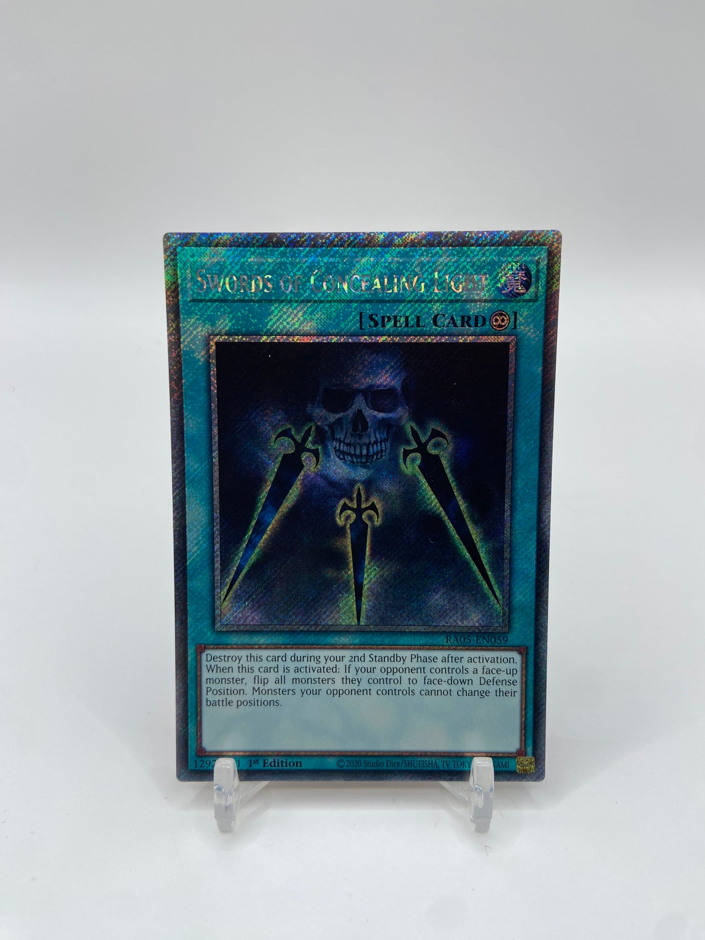 Swords of Concealing Light (Platinum Secret Rare) Rarity Collection 5 RA05-EN059