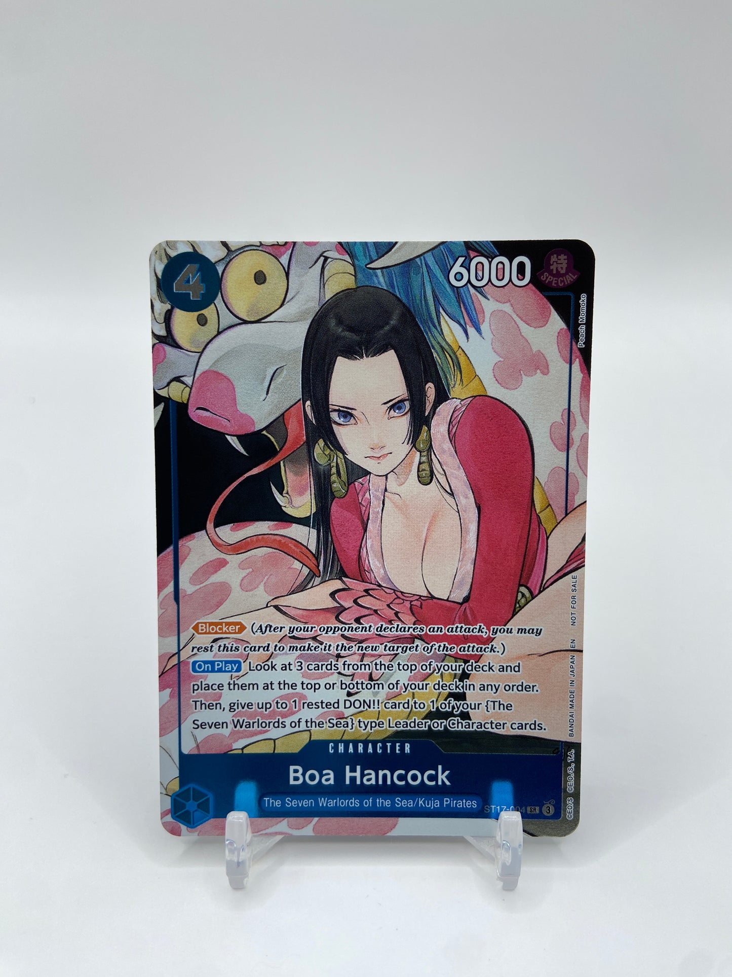 Boa Hancock (Illustration Box Vol.1) One Piece Promotion Cards SR ST17-004