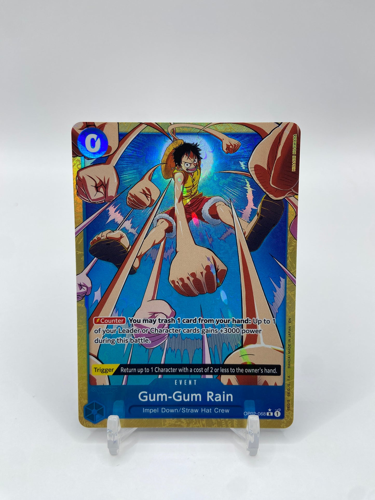 Gum-Gum Rain (Alternate Art) Premium Booster -The Best- Vol. 2 R OP02-068