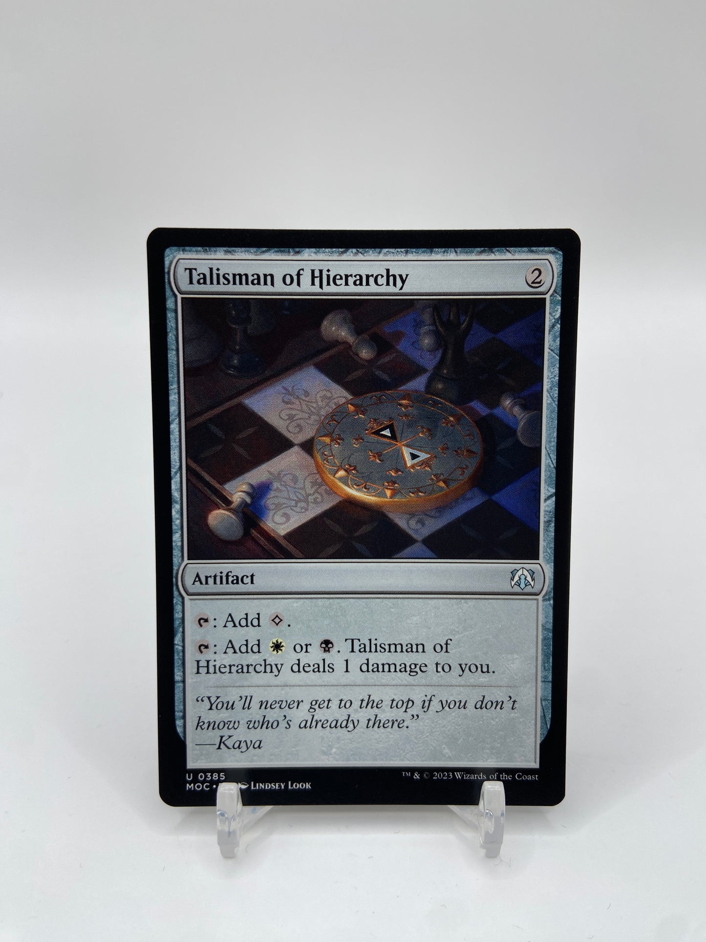Talisman of Hierarchy Commander: March of the Machine U