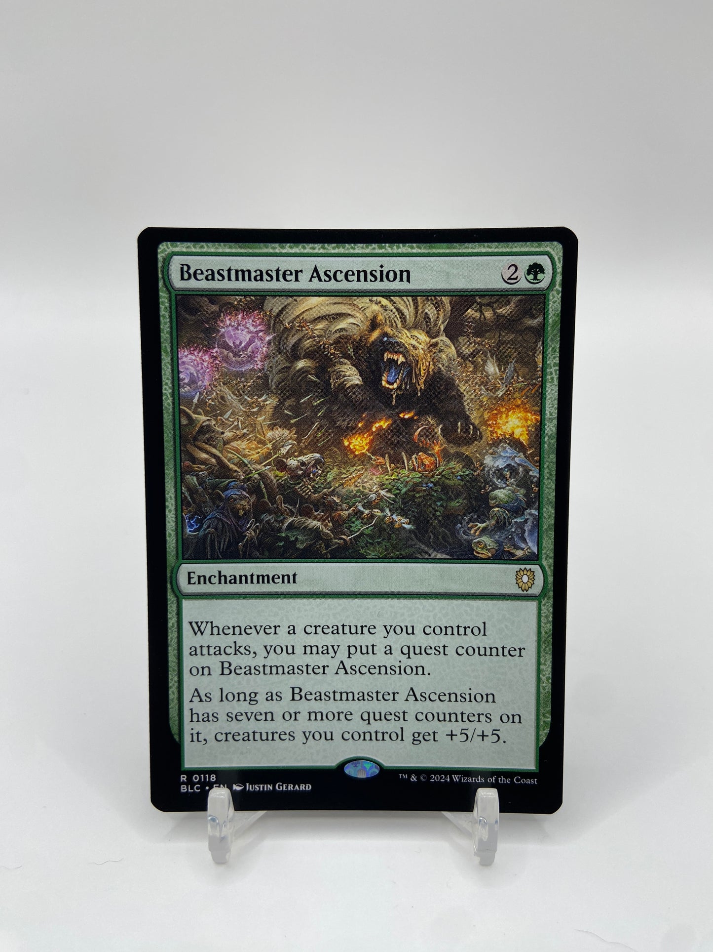 Beastmaster Ascension Commander: Bloomburrow R 118