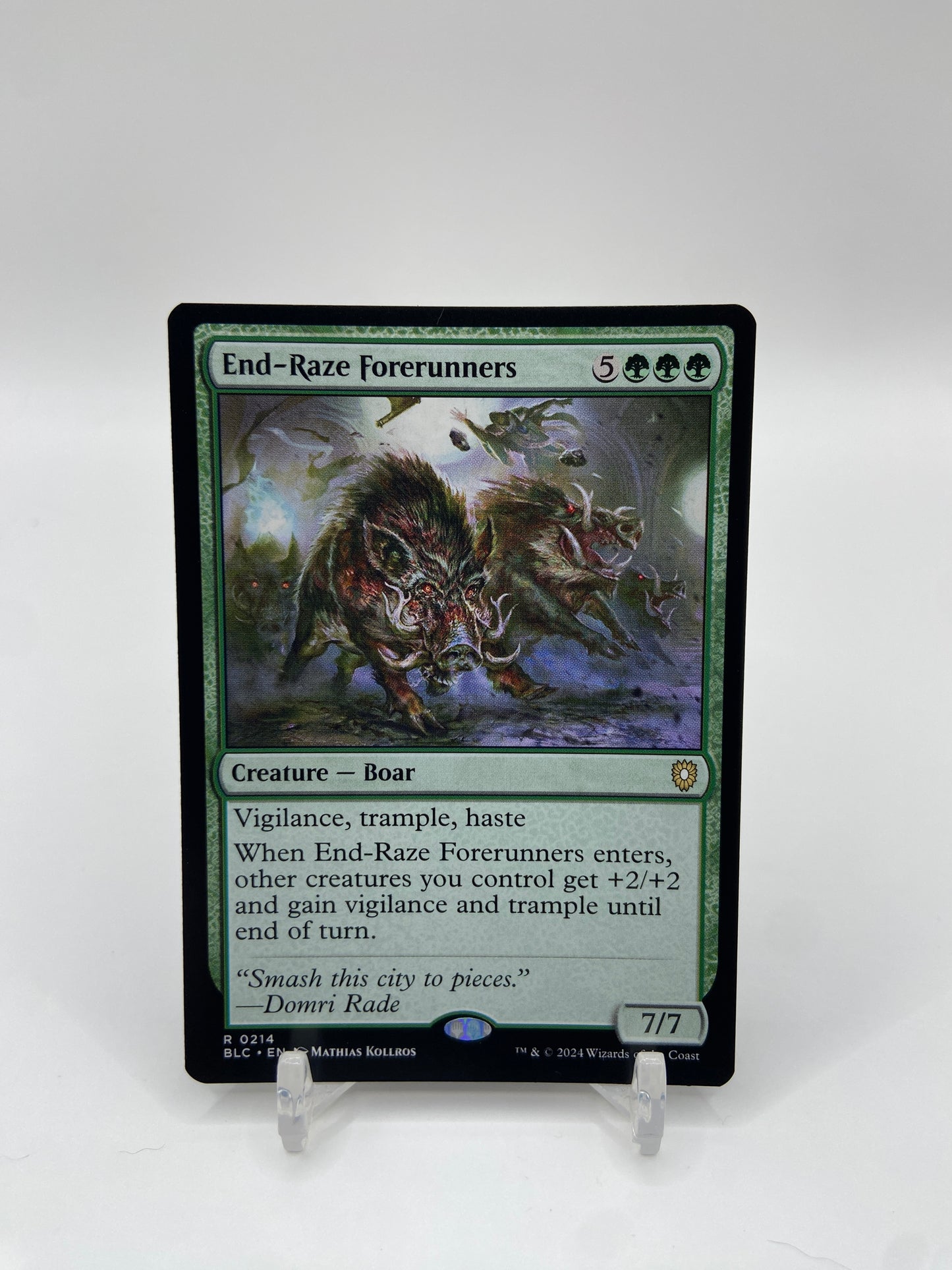 End-Raze Forerunners Commander: Bloomburrow R 214