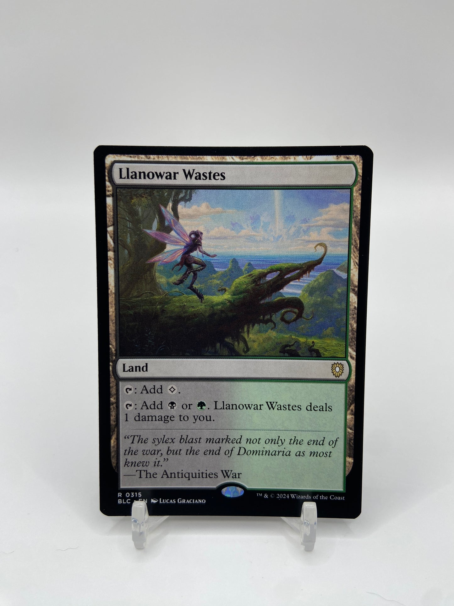 Llanowar Wastes Commander: Bloomburrow R 315