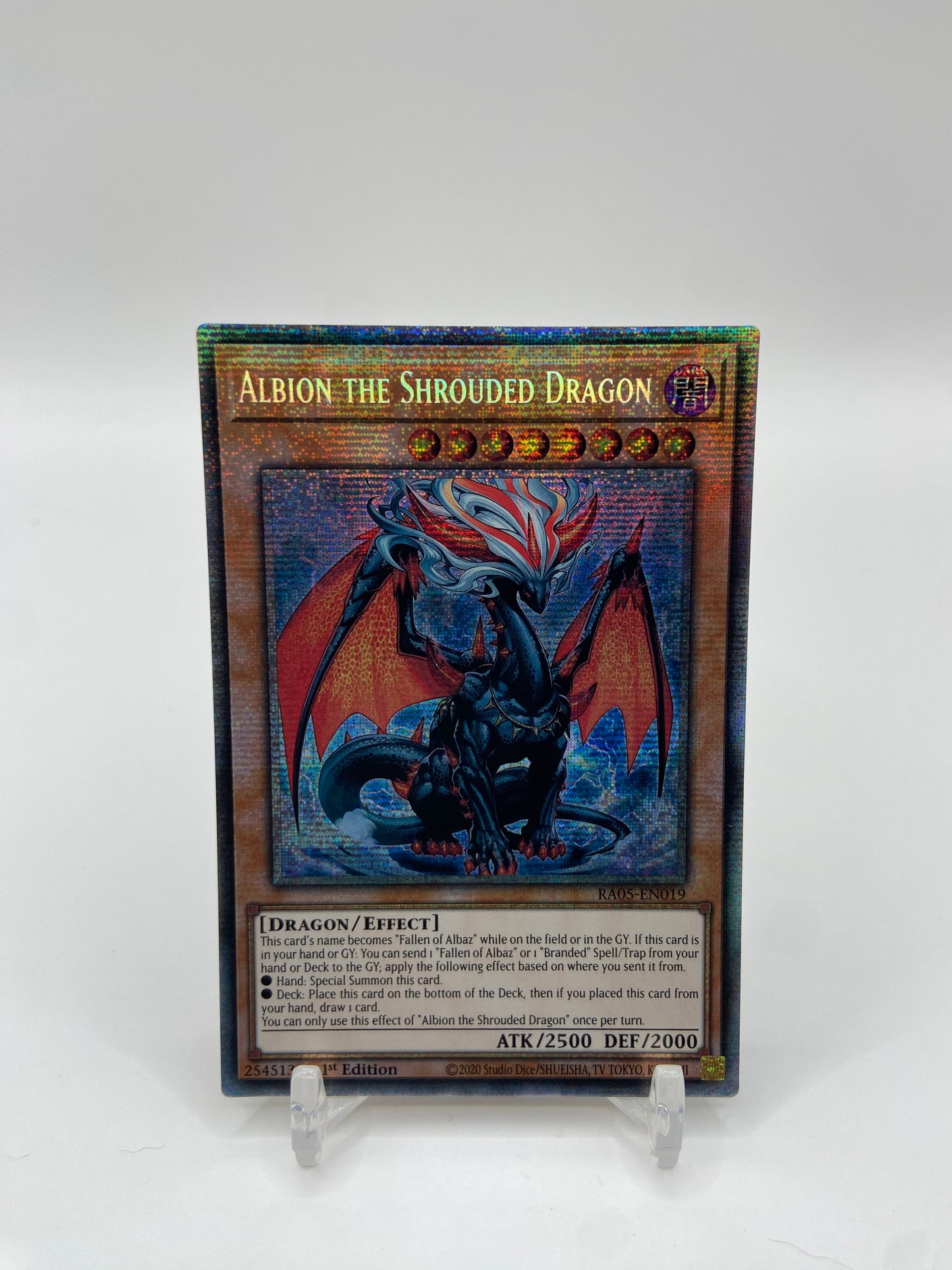 Albion the Shrouded Dragon (Starlight Rare) Rarity Collection 5 RA05-EN019