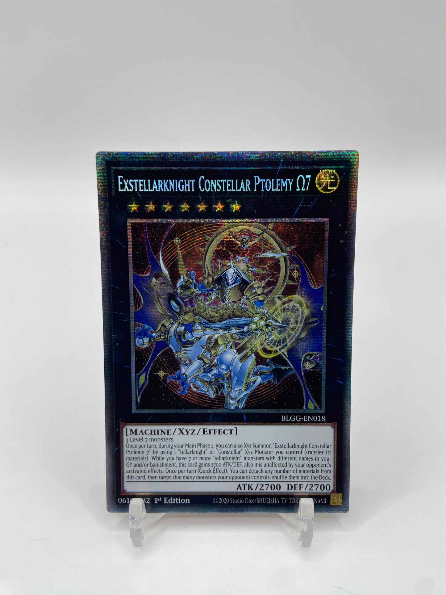 Exstellarknight Constellar Ptolemy Omega 7 (Starlight Rare) Battles of Legend: Glorious Gallery BLGG-EN018