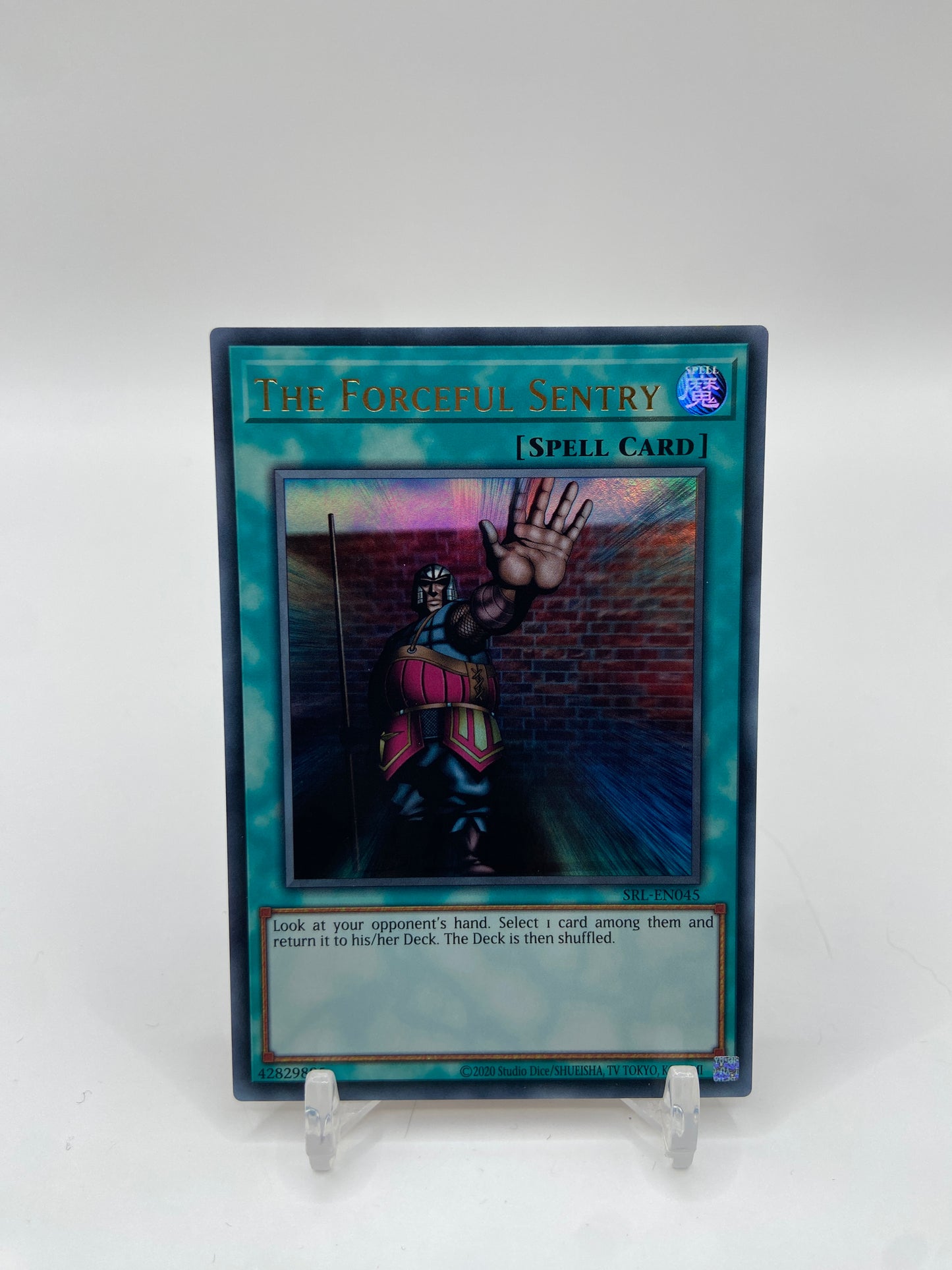 The Forceful Sentry Ultra Rare Spell Ruler (25th Anniversary Edition) SRL-EN045