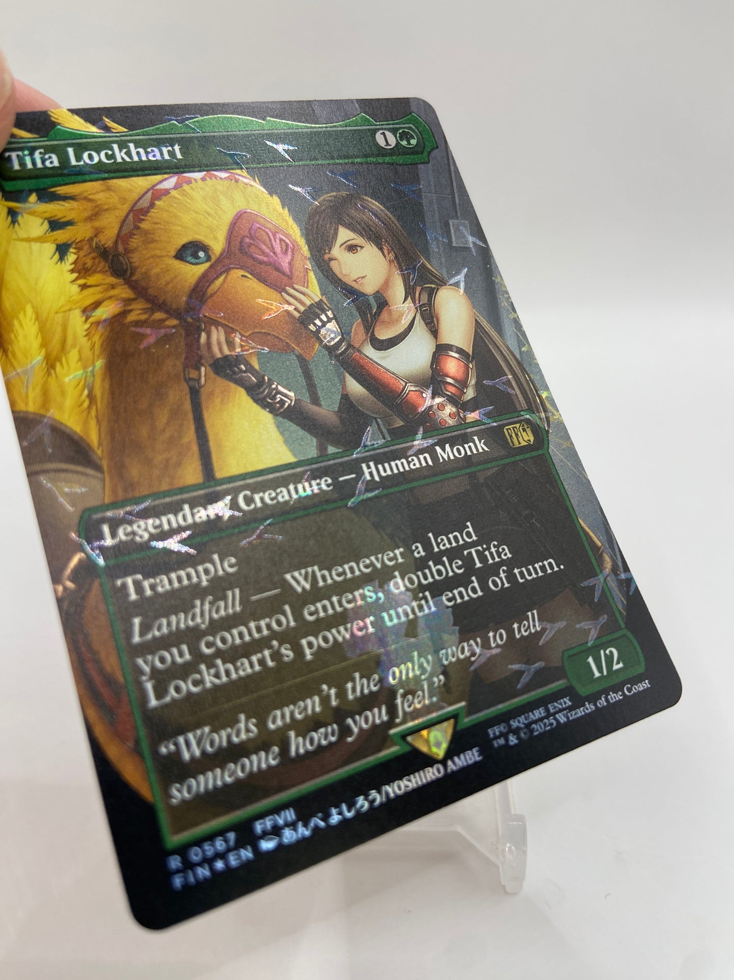 Tifa Lockhart (Borderless) (Chocobo Track Foil) Universes Beyond: FINAL FANTASY R 567