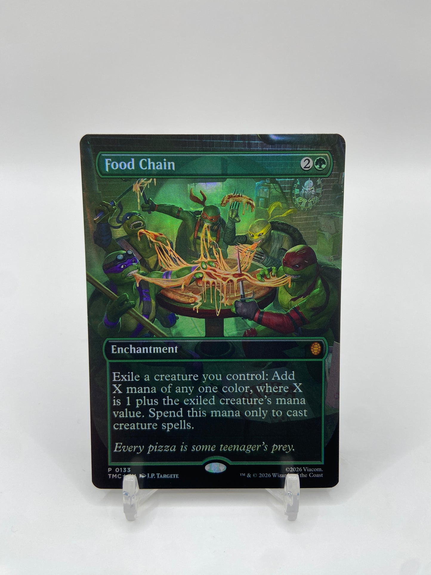 Food Chain Foil (Borderless) Commander: Teenage Mutant Ninja Turtles P 133