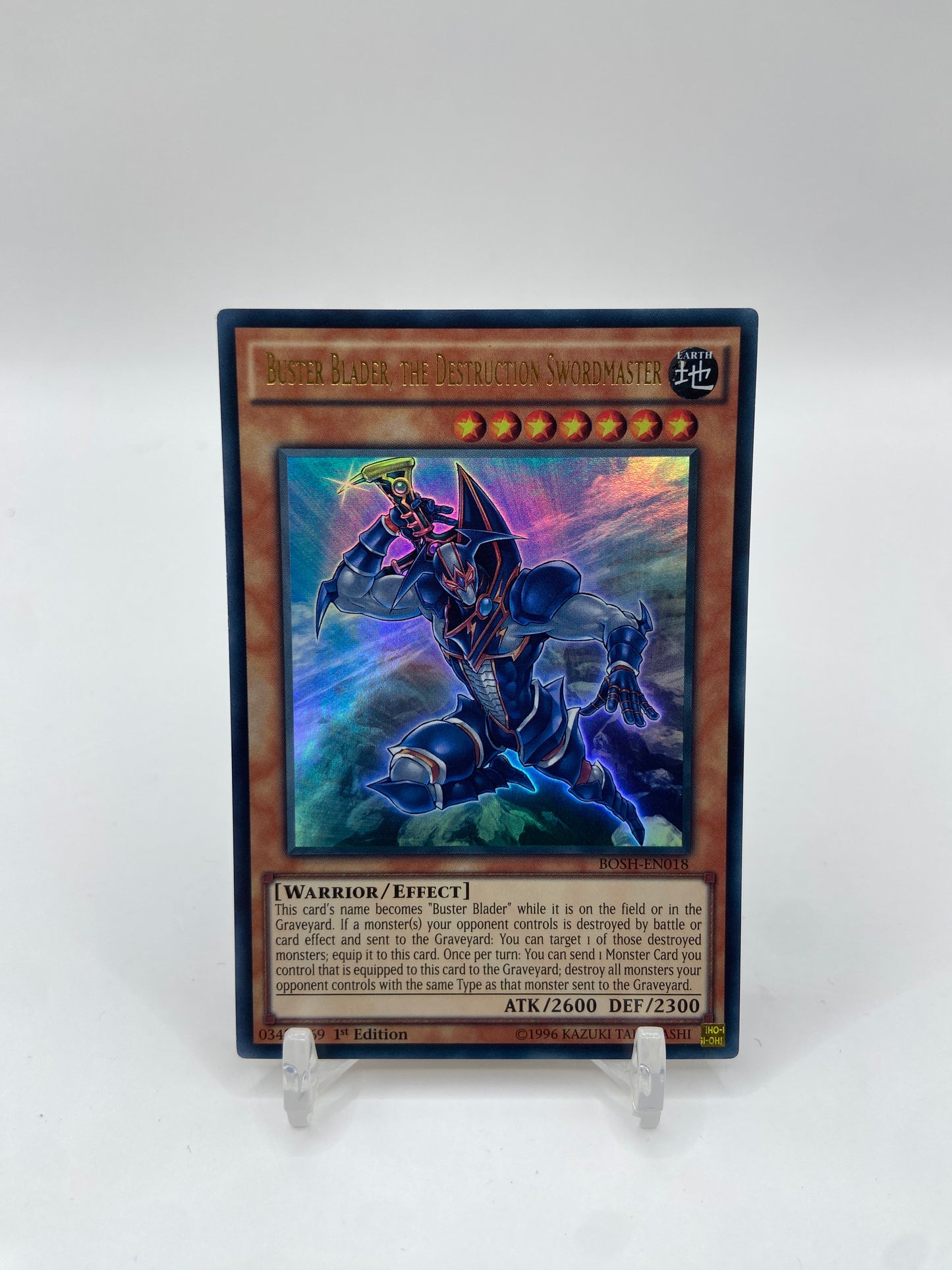 Buster Blader, the Destruction Swordmaster Ultra Rare Breakers of Shadow BOSH-EN018