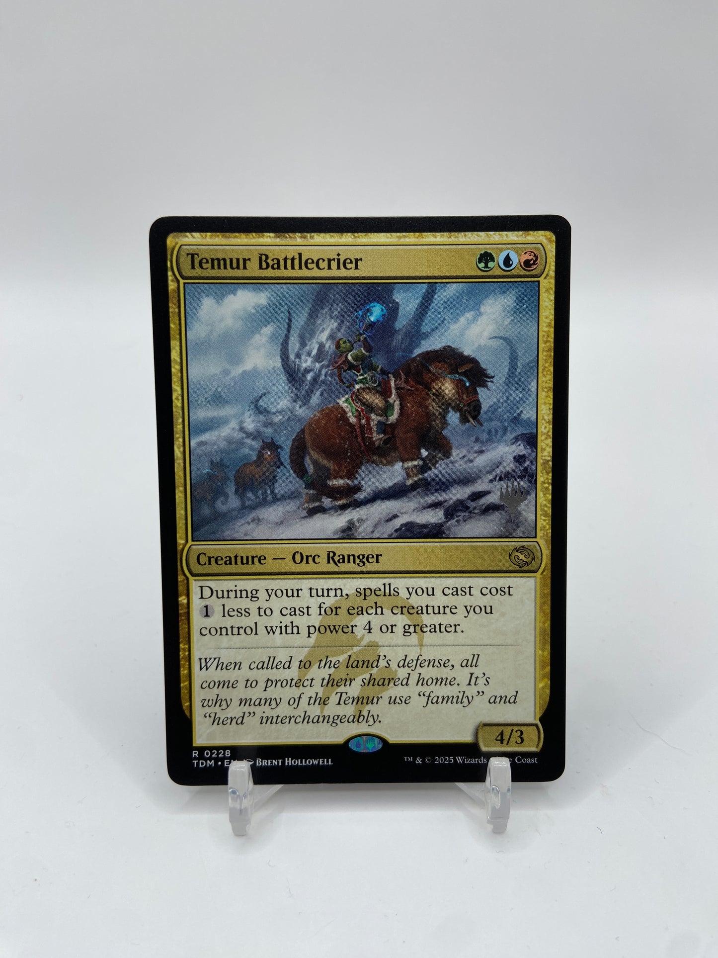 Temur Battlecrier Promo Pack: Tarkir: Dragonstorm R 228