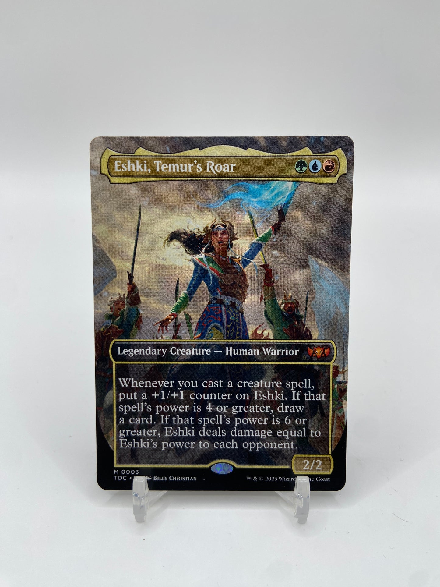 Eshki, Temur's Roar (Borderless) Commander: Tarkir: Dragonstorm M 3