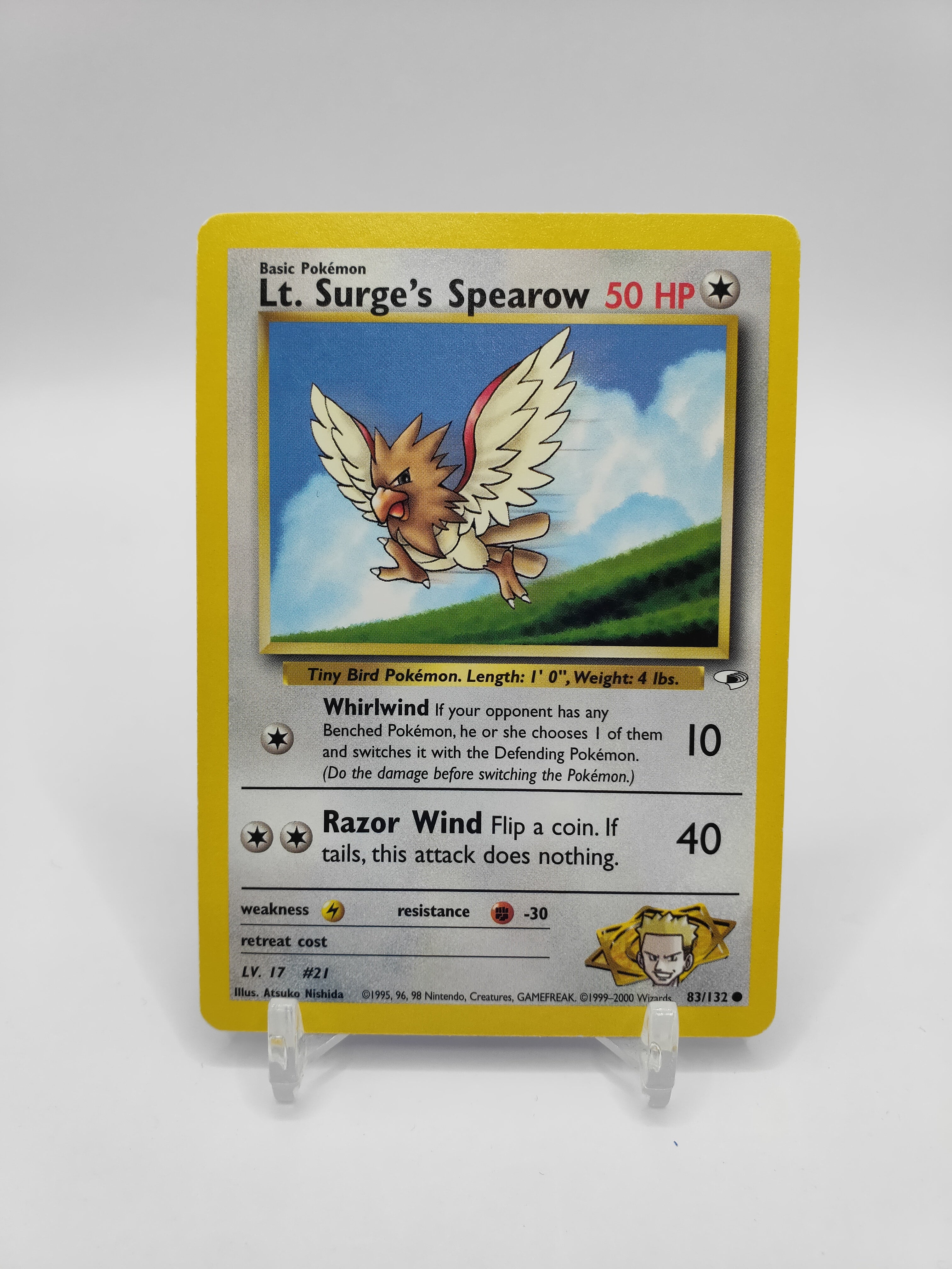 Pokemon Lt. popular Surge's Spearow