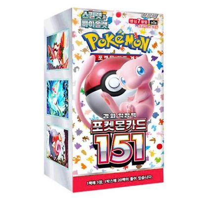 Pokemon Scarlet&Violet 151 Booster Box Korean