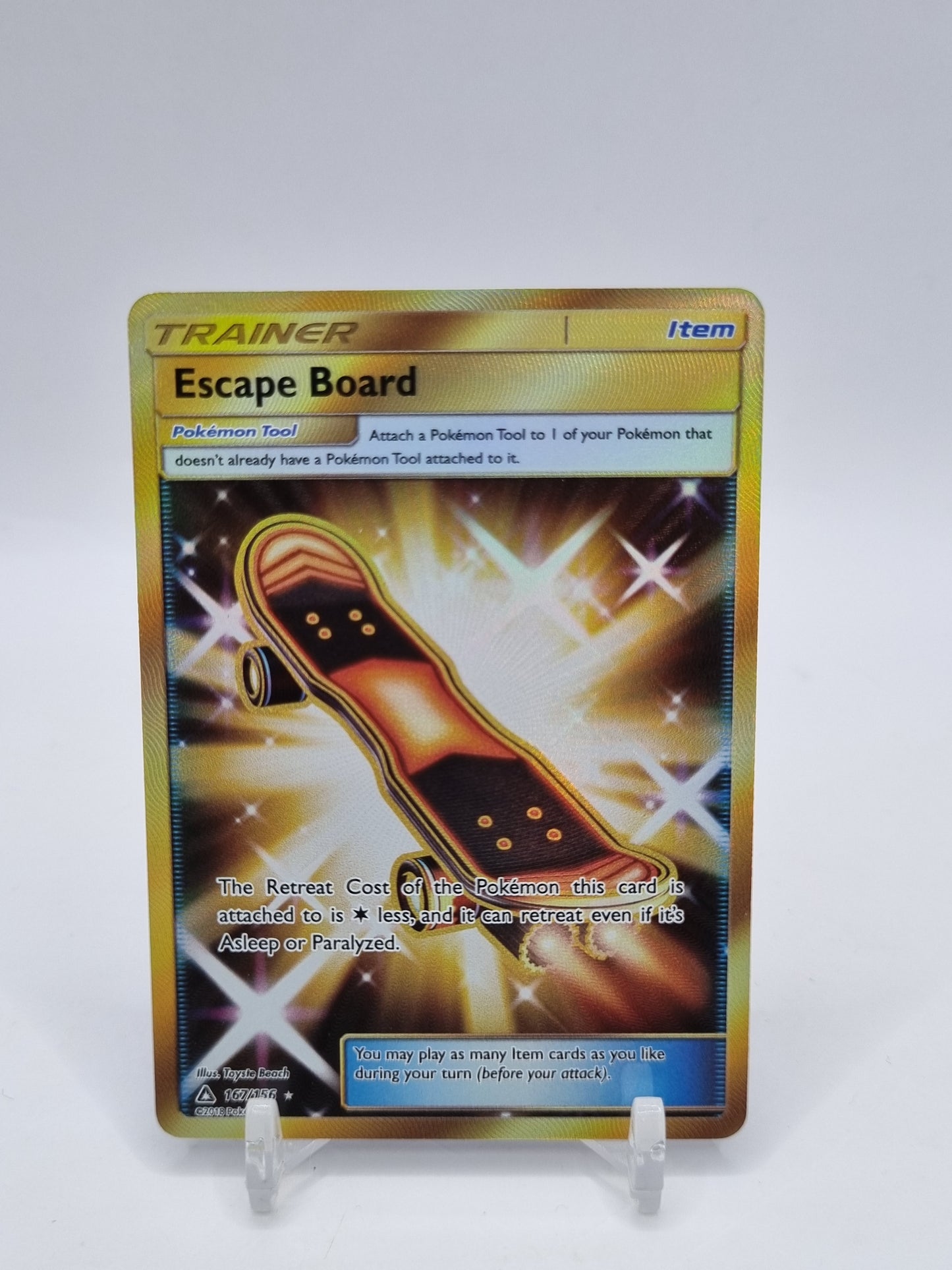 Escape Board Gold Secret Rare Ultra Prism 167/156