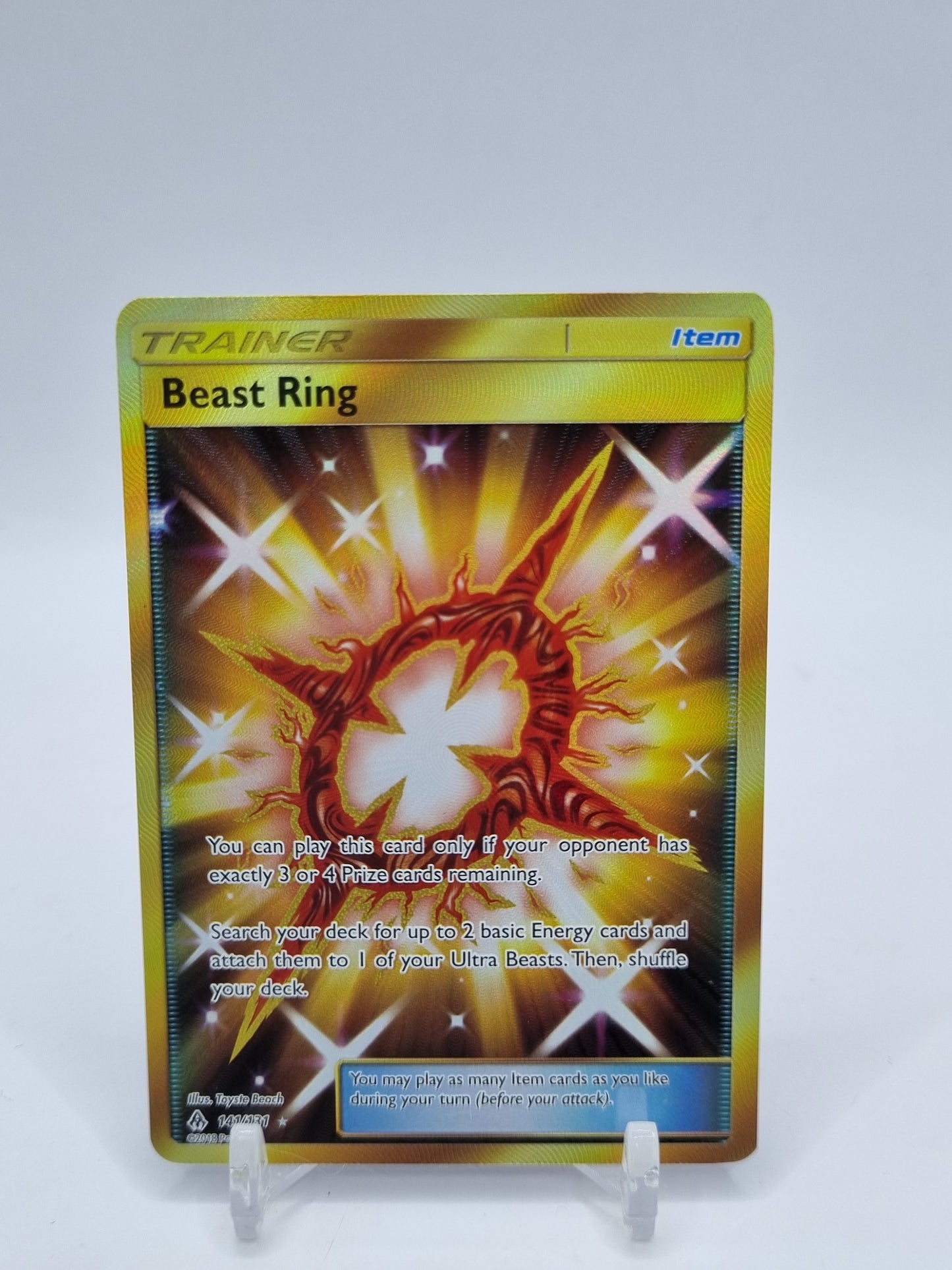 Beast Ring Gold Secret Rare Forbidden Light 141/131