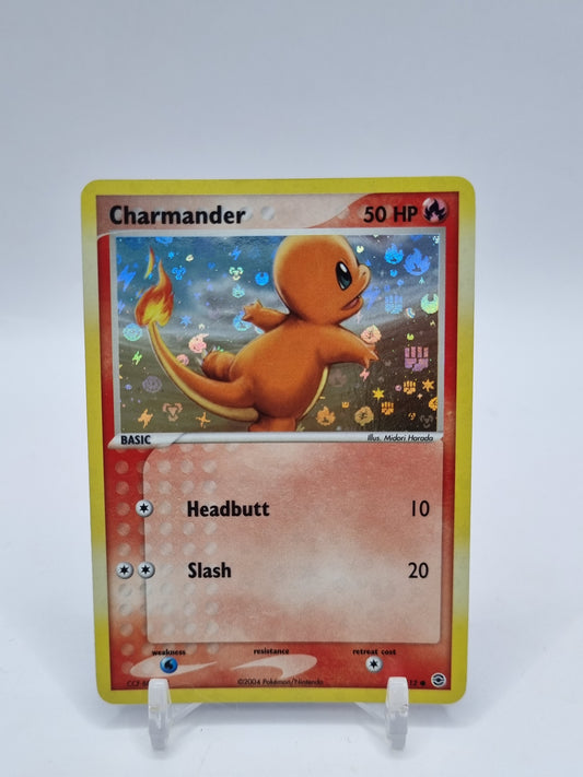 Charmander Reverse Holo Fire Red Leaf Green 58/112