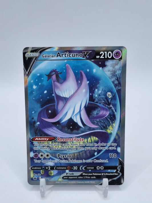 Galarian Articuno V Alt Art Secret Rare Chilling Reign 170/198