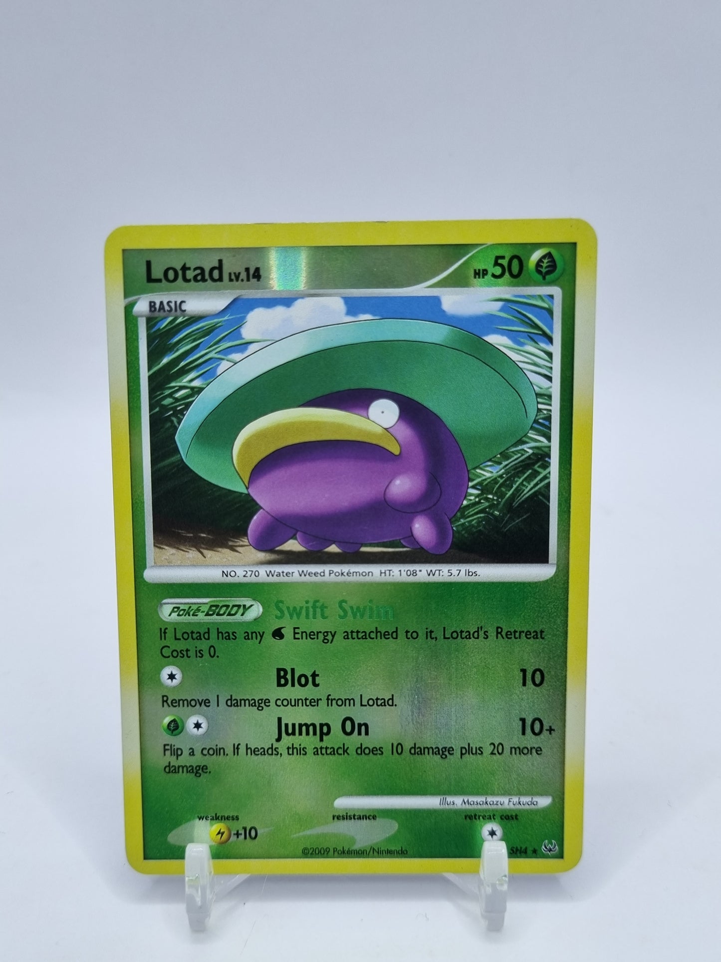 Lotad Lv.14 Shiny Secret Rare Platinum SH4