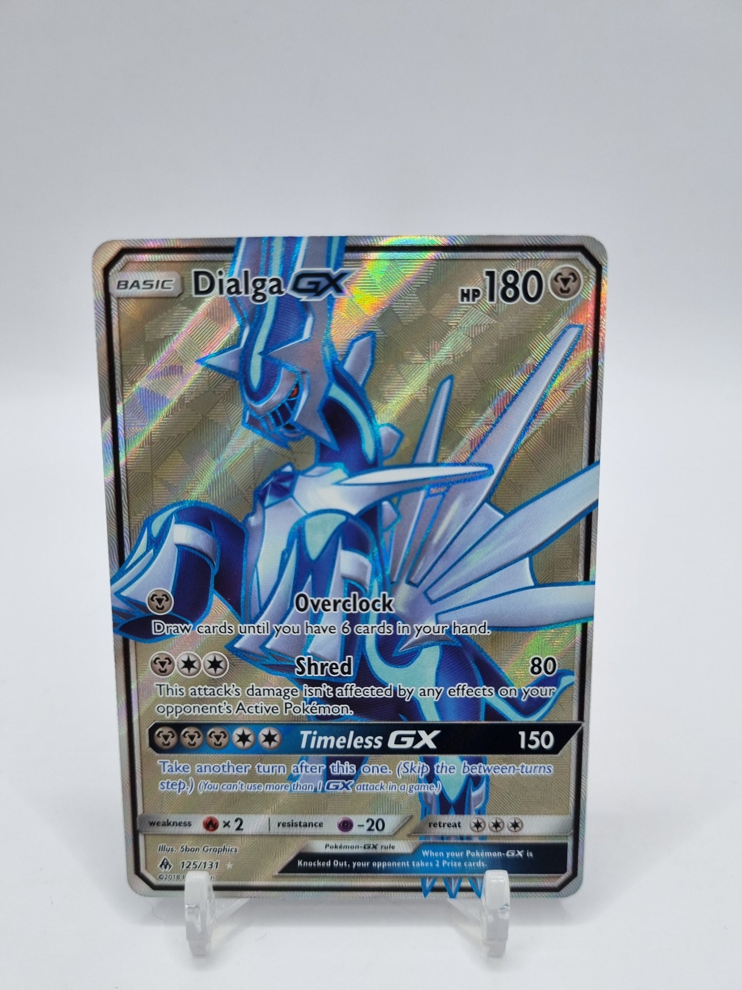 Dialga Gx Full Art Forbidden Light 125/131