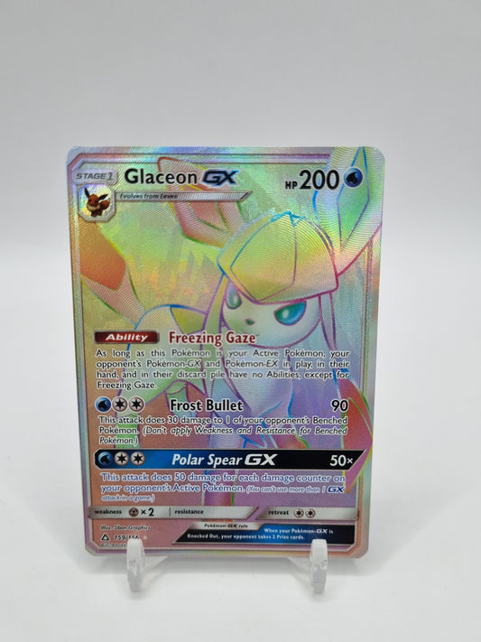 Glaceon Gx Rainbow Secret Rare Ultra Prism 159/156