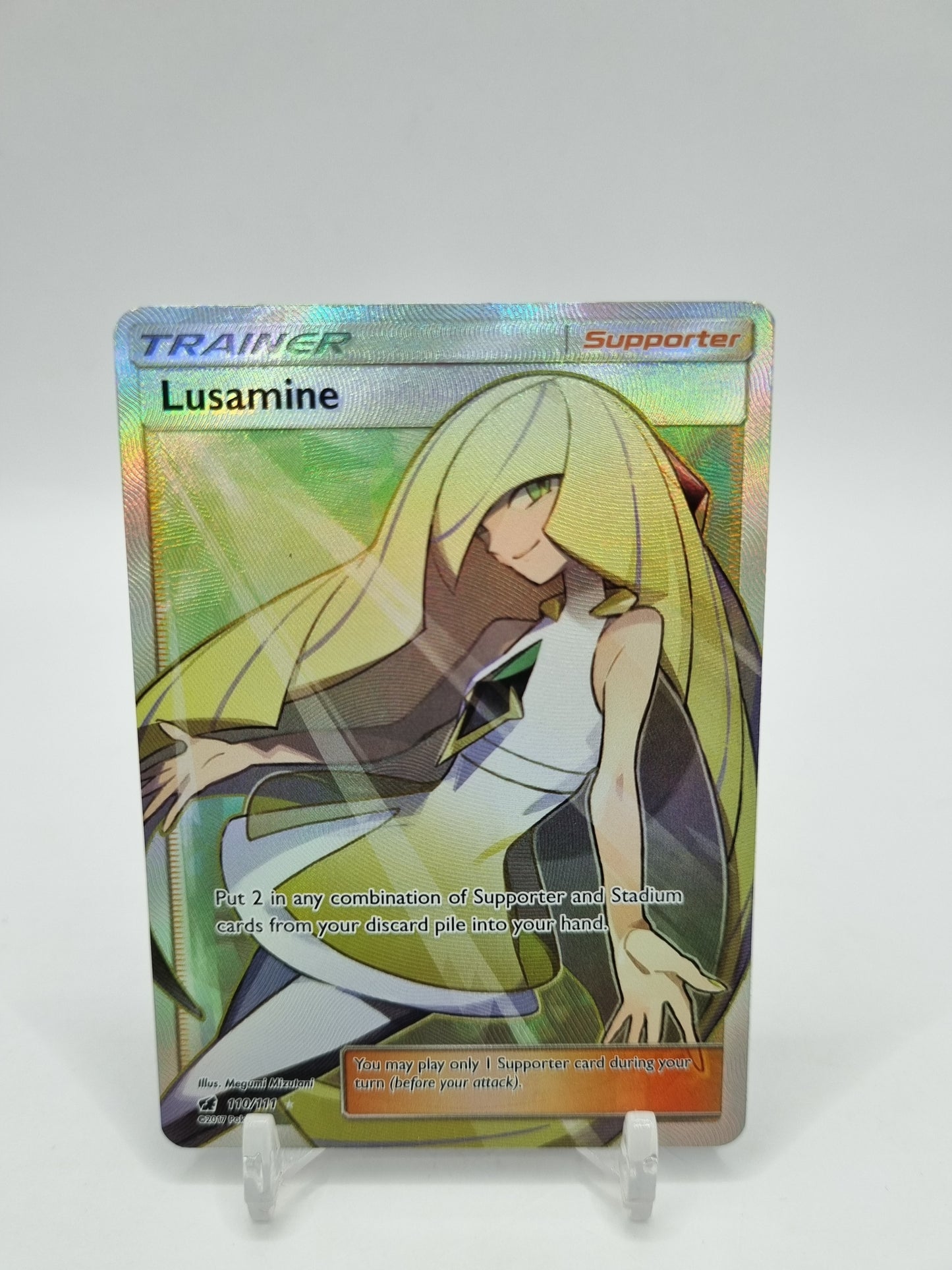 Lusamine Full Art Crimson Invasion 110/111