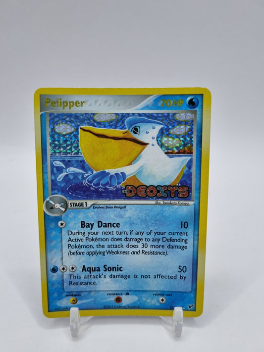 Pelipper Reverse Holo Stamped Ex Deoxys 21/107