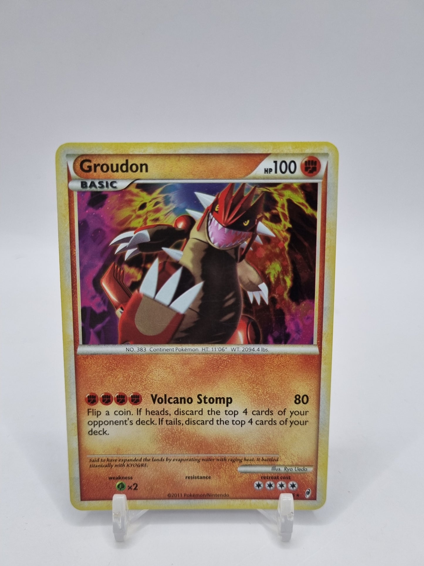 Groudon Holo Call Of Legends 6/95