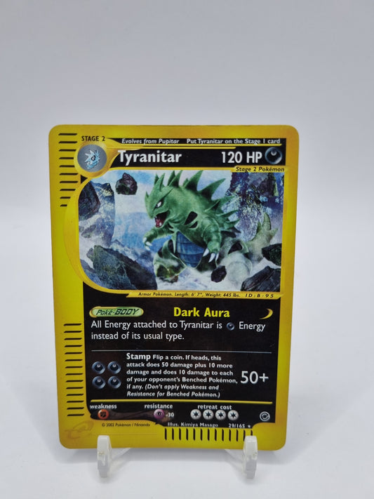 Tyranitar Reverse Holo Rare Expedition E Reader 29/165