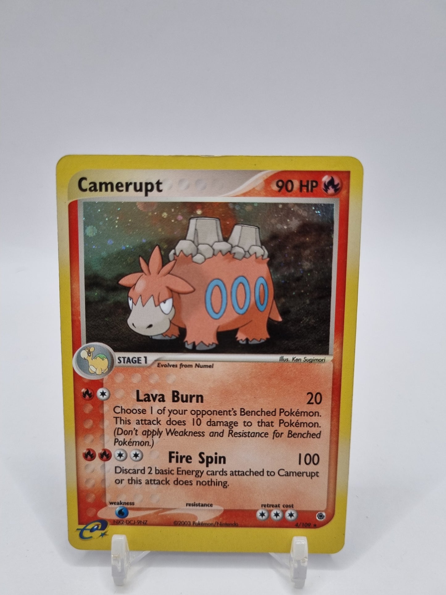 Camerupt Holo E Reader Ruby Sapphire 4/109