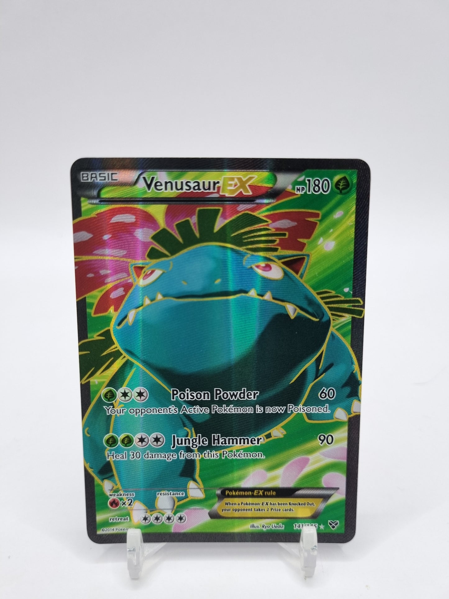 Venusaur Ex Full Art XY Base Set 141/146