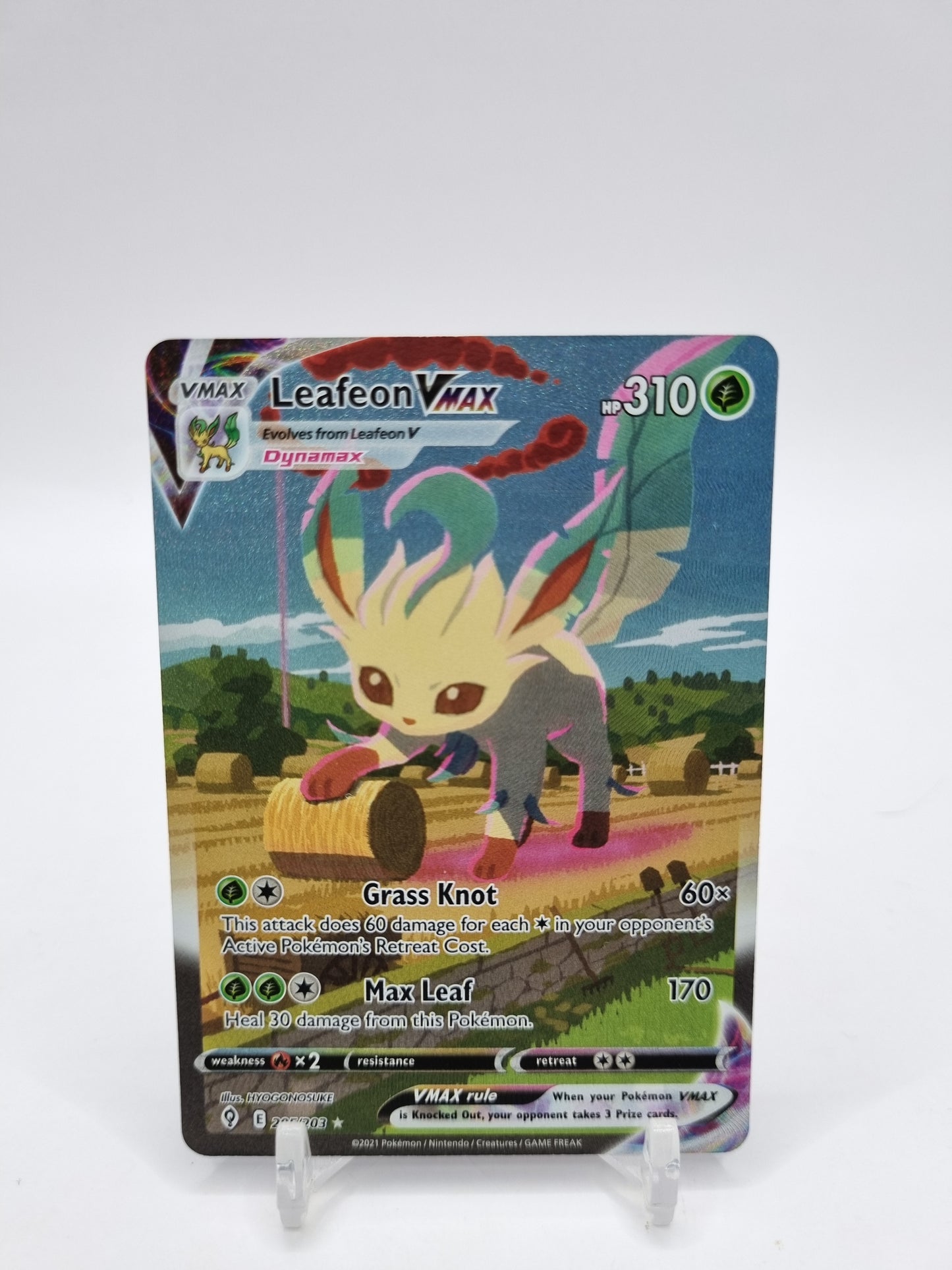 Leafeon Vmax Alt Art Secret Rare Evolving Skies 205/203