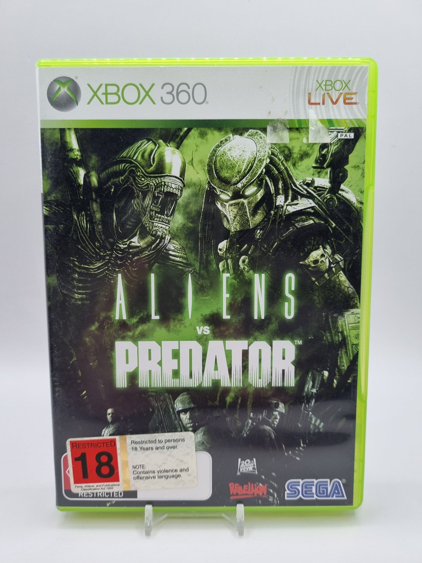 Aliens Vs Predator Xbox 360