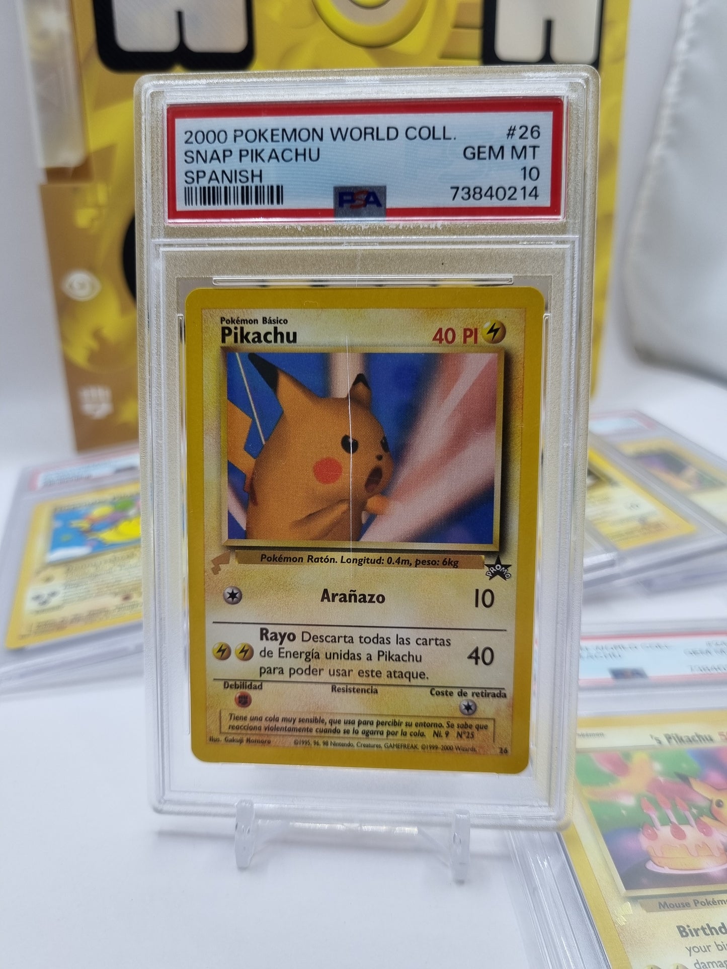 Pikachu World Collection PSA 9-10 8 of 9