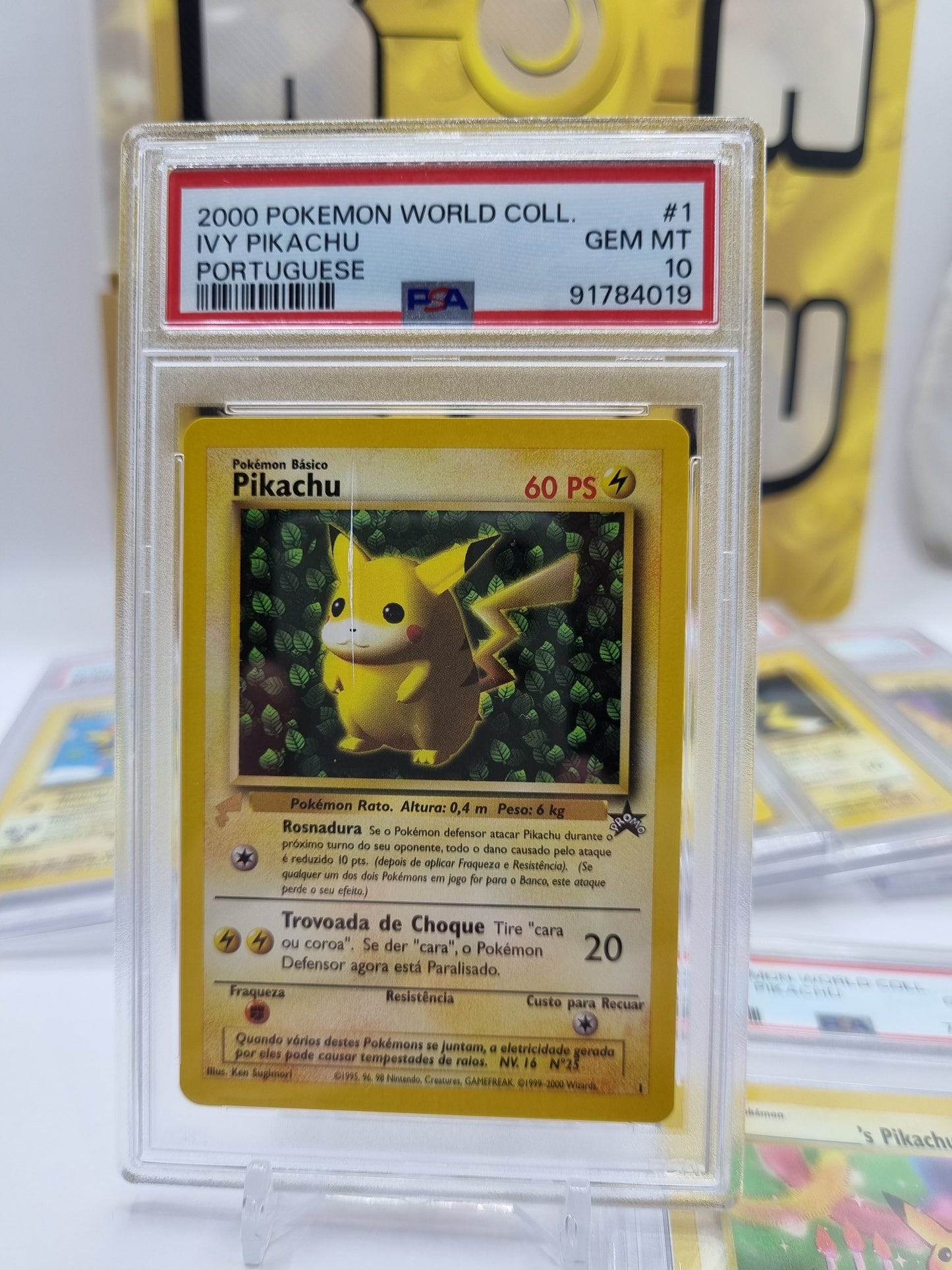 Pikachu World Collection PSA 9-10 8 of 9