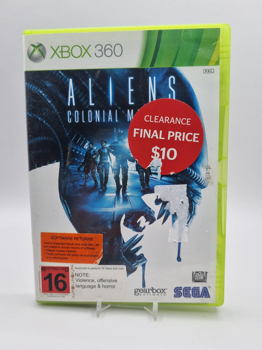 Aliens Colonial Marines Xbox 360