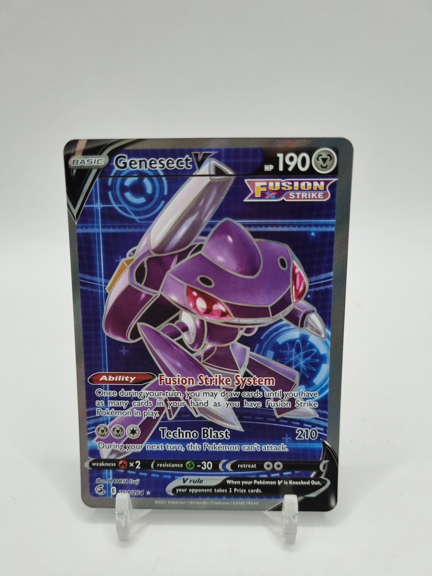 Genesect V Full Art Fusion Strike 254/264