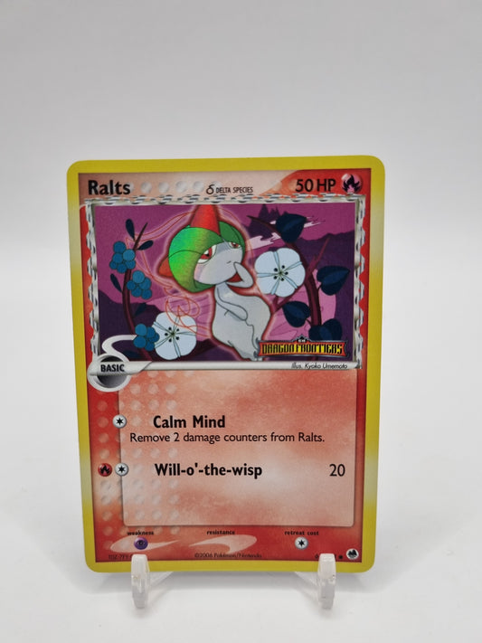 Ralts Reverse Holo Stamped Dragon Frontiers 61/101