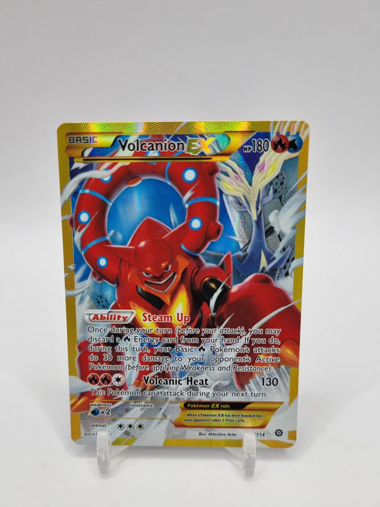 Volcanion Ex Gold Secret Rare Steam Siege 115/114