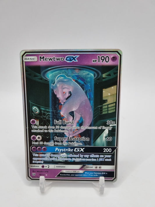 Mewtwo Gx Secret Rare Shining Legends 78/73