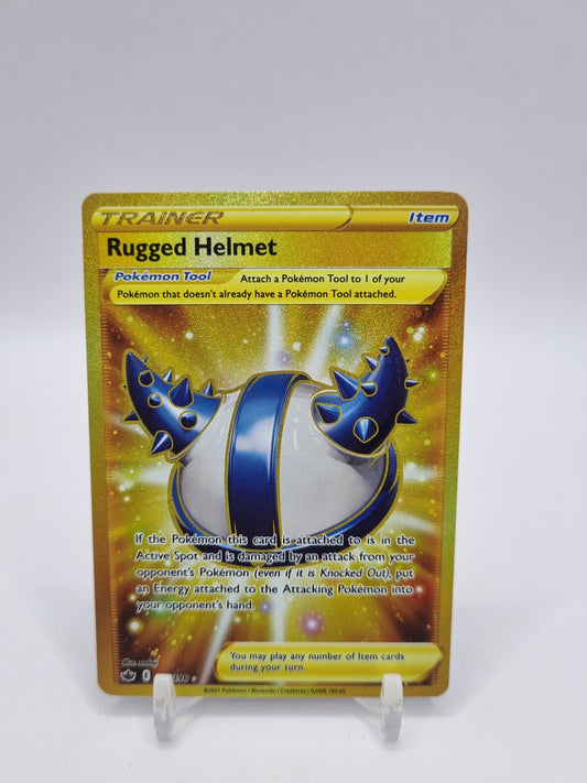 Rugged Helmet Gold Secret Rare Chilling Reign 228/198