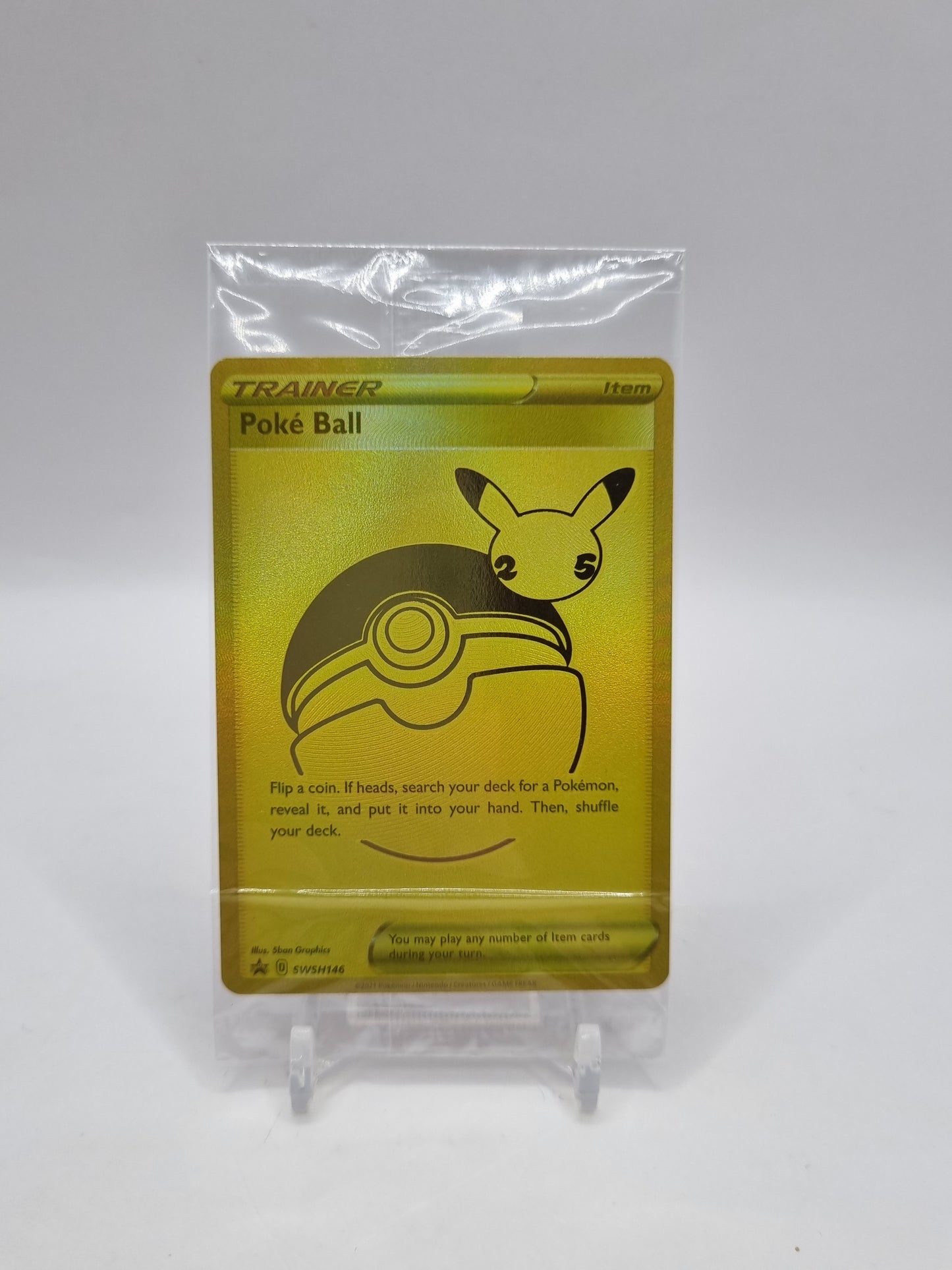 Poke Ball Gold Promo SWSH146 Sealed